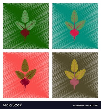Assembly flat shading style plant beta vector image