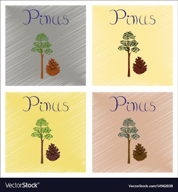 Assembly flat shading style plant vector image