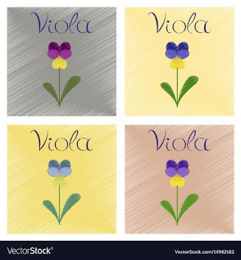 Assembly flat shading style plant vector image