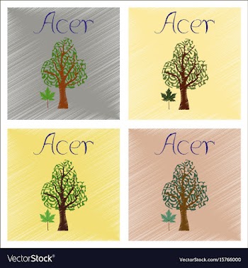 Assembly flat shading style plant vector image