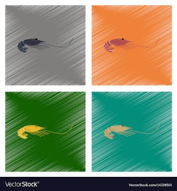 Assembly flat shading style sea vector image