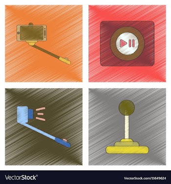 Assembly flat shading style vector image