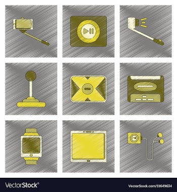 Assembly flat shading style vector image