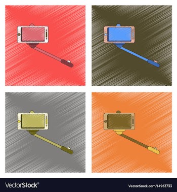 Assembly flat shading style vector image