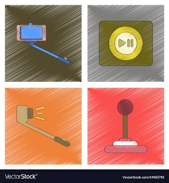Assembly flat shading style vector image