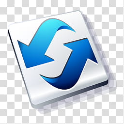 Assembly Line Program V, blue rotating arrow symbol illustration transparent background PNG clipart