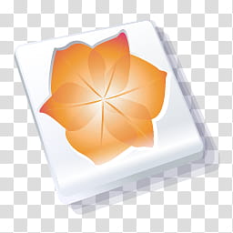 Assembly Line Program V, orange petaled flower icon transparent background PNG clipart