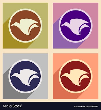 Assembly logo flying eagle vector image