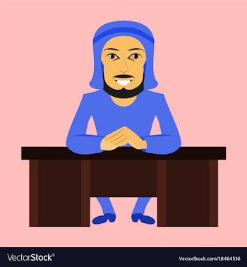 Assembly of flat icons on theme arabic business vector image