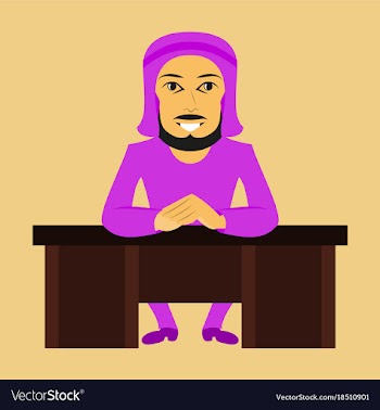 Assembly of flat icons on theme arabic business vector image