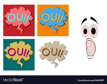 Assembly of flat icons on theme comic speech vector image