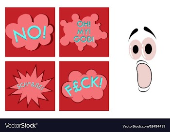 Assembly of flat icons on theme comic speech vector image