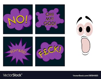Assembly of flat icons on theme comic speech vector image
