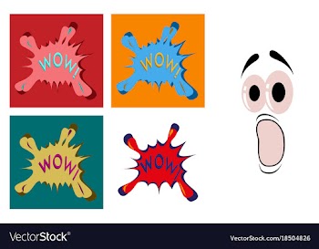Assembly of flat icons on theme comic speech vector image