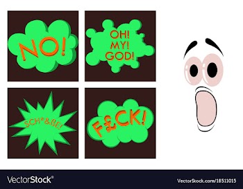 Assembly of flat icons on theme comic speech vector image