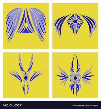 Assembly of oriental patterns vector image