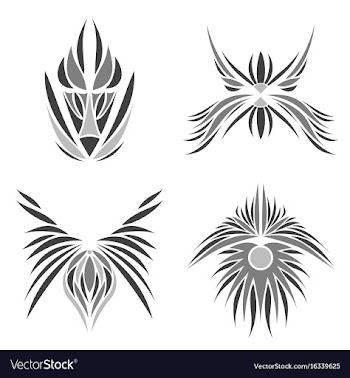 Assembly of oriental patterns vector image