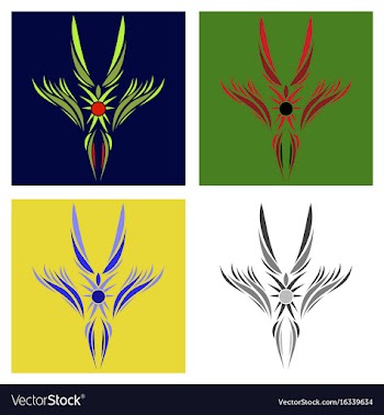 Assembly of oriental patterns vector image