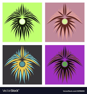 Assembly of oriental patterns vector image