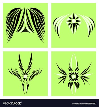 Assembly of oriental patterns vector image