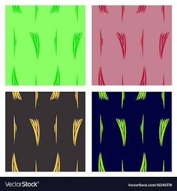 Assembly of patterns in bright style vector image