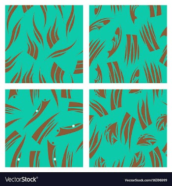 Assembly of patterns in bright style vector image