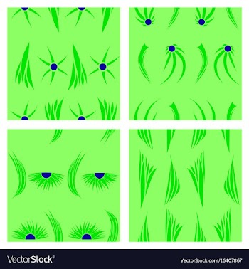 Assembly of patterns in flower style vector image
