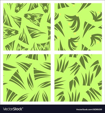 Assembly of patterns in oriental style vector image