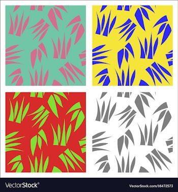 Assembly of patterns in oriental style vector image