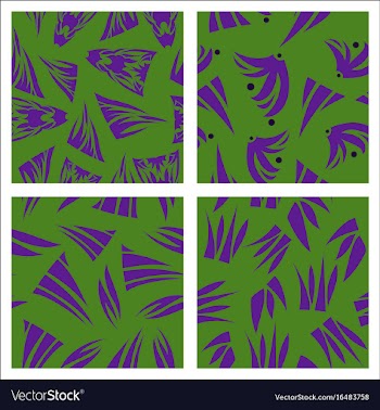 Assembly of patterns in oriental style vector image