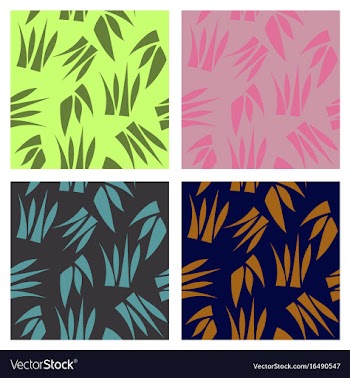 Assembly of patterns in oriental style vector image