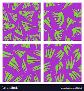 Assembly of patterns in oriental style vector image