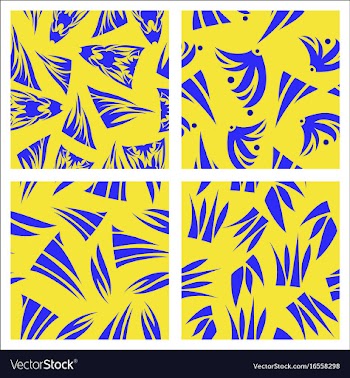 Assembly of patterns in oriental style vector image