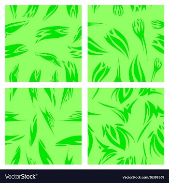 Assembly of patterns in striped style vector image