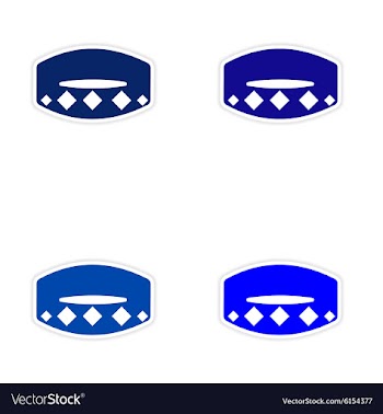 Assembly realistic sticker design on paper adult vector image