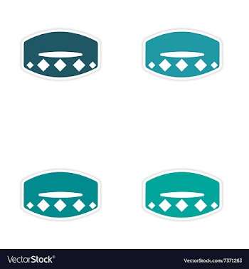 Assembly realistic sticker design on paper adult vector image