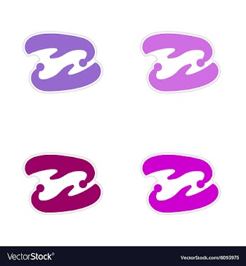 Assembly realistic sticker design on paper ancient vector image