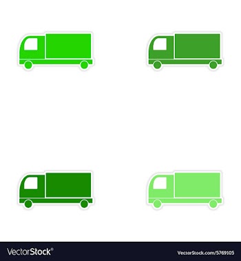 Assembly realistic sticker design on paper car vector image