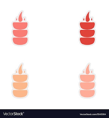 Assembly realistic sticker design on paper coals vector image