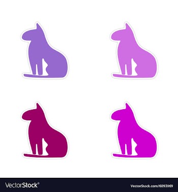 Assembly realistic sticker design on paper Egypt vector image