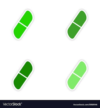 Assembly realistic sticker design on paper eraser vector image