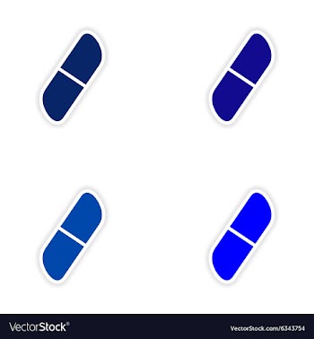 Assembly realistic sticker design on paper eraser vector image
