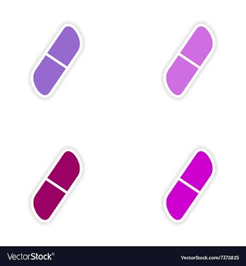 Assembly realistic sticker design on paper eraser vector image