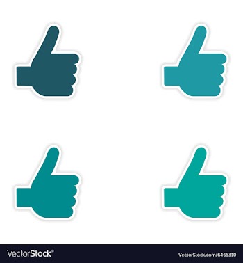 Assembly realistic sticker design on paper hand vector image