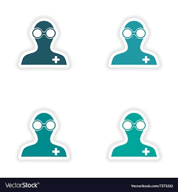 Assembly realistic sticker design on paper lab vector image