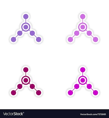 Assembly realistic sticker design on paper local vector image