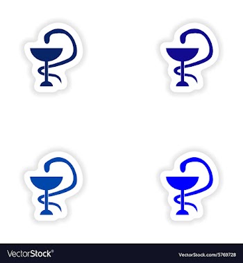 Assembly realistic sticker design on paper logo vector image