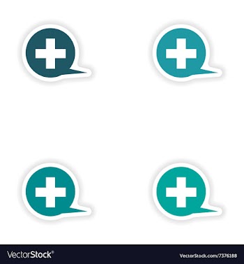 Assembly realistic sticker design on paper logo vector image