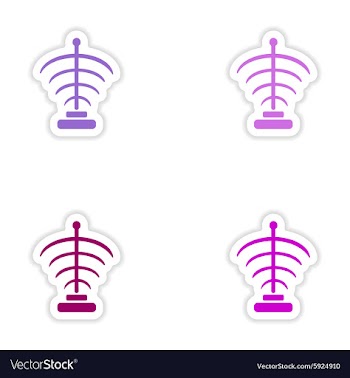 Assembly realistic sticker design on paper magic vector image