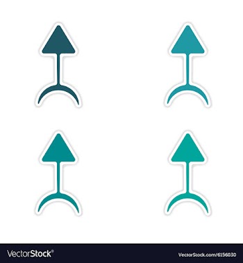 Assembly realistic sticker design on paper magic vector image